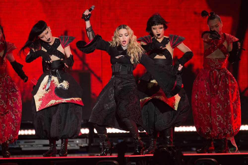 Madonna bei einem Konzert in Dänemark (Archivbild: Claus Fisker/Scanpix/AFP)