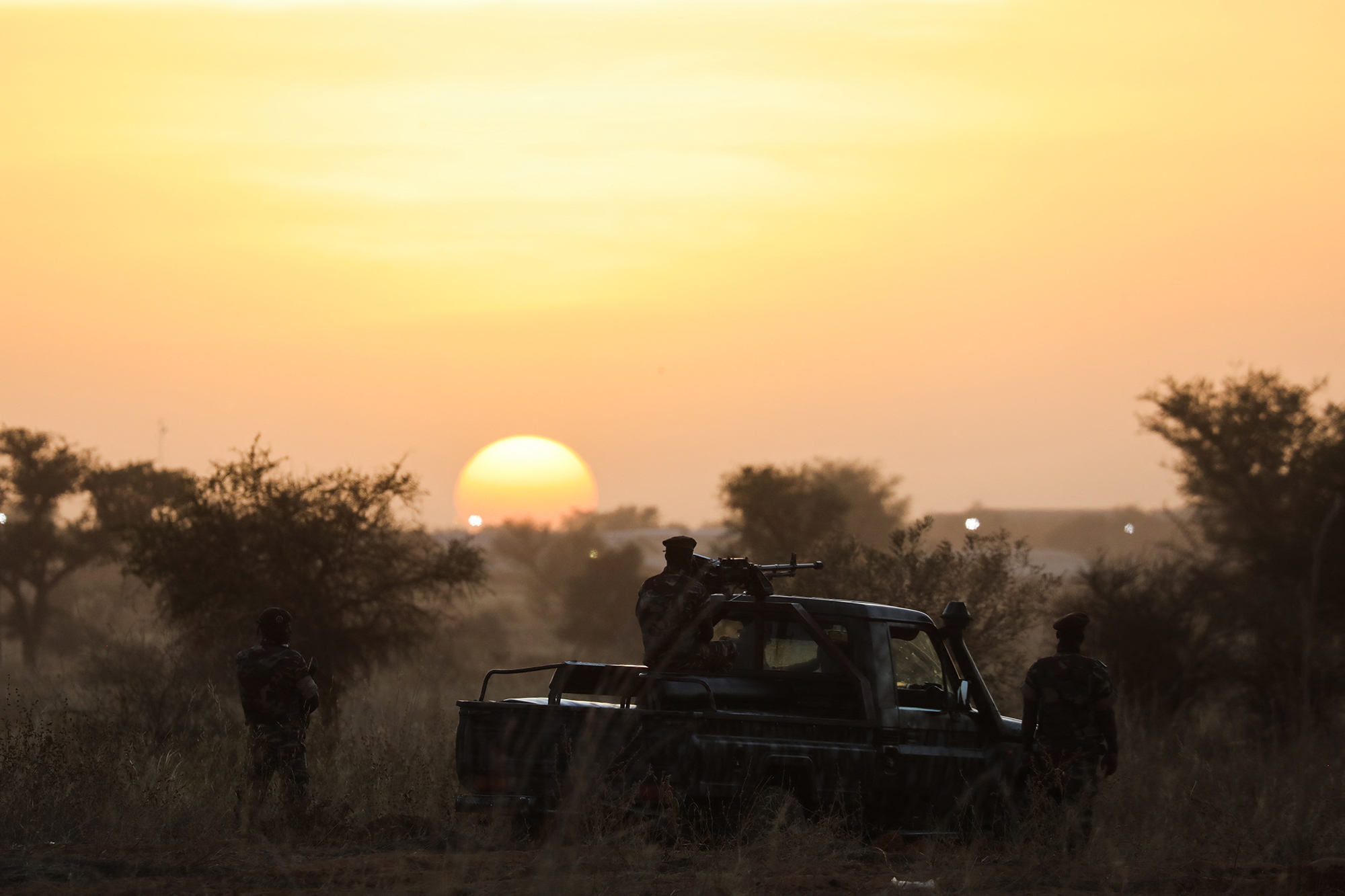 Soldaten in Niamey (Archivbild: Ludovic Marin/AFP)