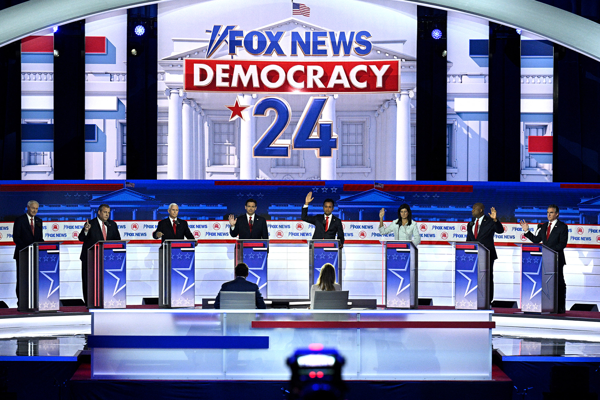 TV-Debatte der US-Republikaner (Bild: Brendan Smialowski/AFP)