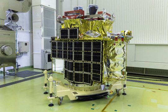 Die japanische Mondsonde "Slim" (Bild: Handout/Japan Aerospace Exploration Agency/JAXA/AFP)