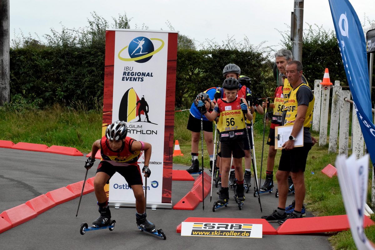 Claude en Lie werden in Elsenborn Belgisch kampioen zomerbiatlon