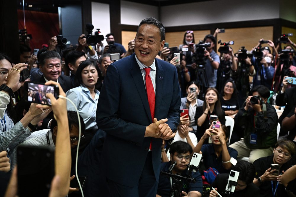 Srettha Thavisin ist zum neuen Premier von Thailand gewählt worden (Bild: Lillian Suwanrumpha/AFP)