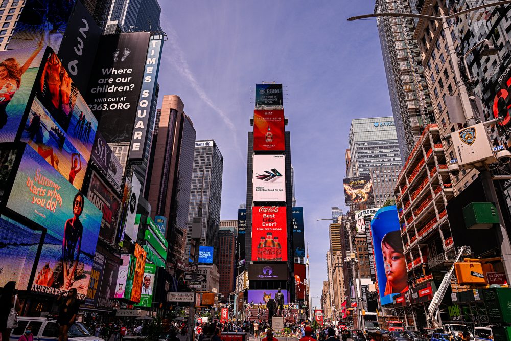 Der New Yorker Times Square (Bild: Laurie Dieffembacq/Belga)