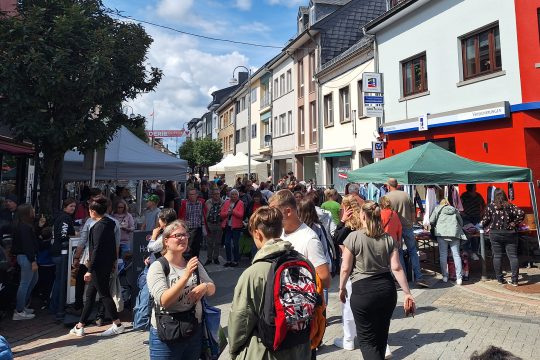 Sommer-Trödelmarkt in St. Vith 2023 (Bild: Dogan Malicki/BRF)