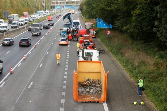 Unfall auf der Autobahn (Archivbild)
