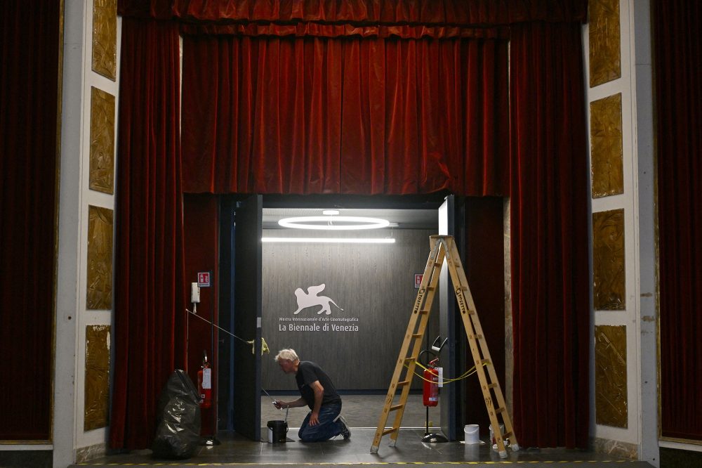 Letzte Vorbereitungen für die 80. Filmfestspiele Venedig (Bild: Tiziana Fabi/AFP)