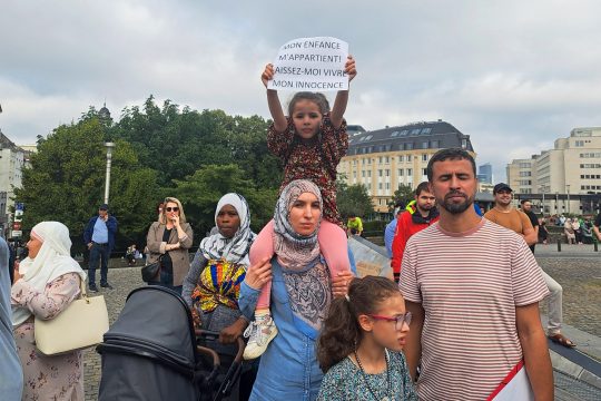 Anti-Evras-Demonstration in Brüssel (Bild: Timon Ramboer/Belga)