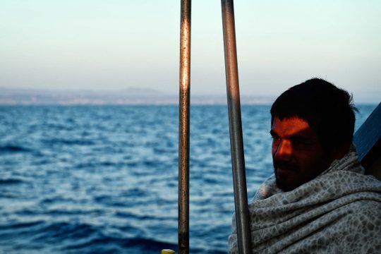Bootsflüchtling (Illustrationsbild: Bild: Louisa Gouliamaki/AFP)