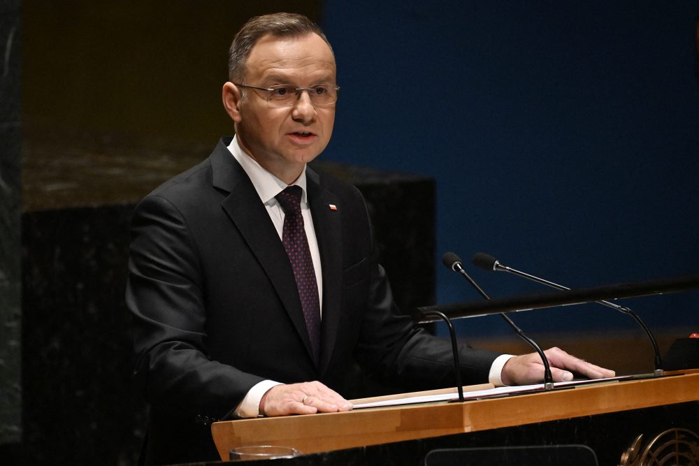 Polens Präsident Andrzej Duda (Bild: Ed Jones/AFP)