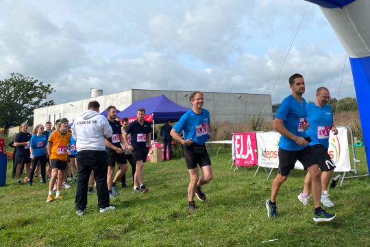 Kampf gegen Leukodystrophie: Erster ELA-Firmenlauf im East Belgium Park (Bild: Simonne Doepgen/BRF)