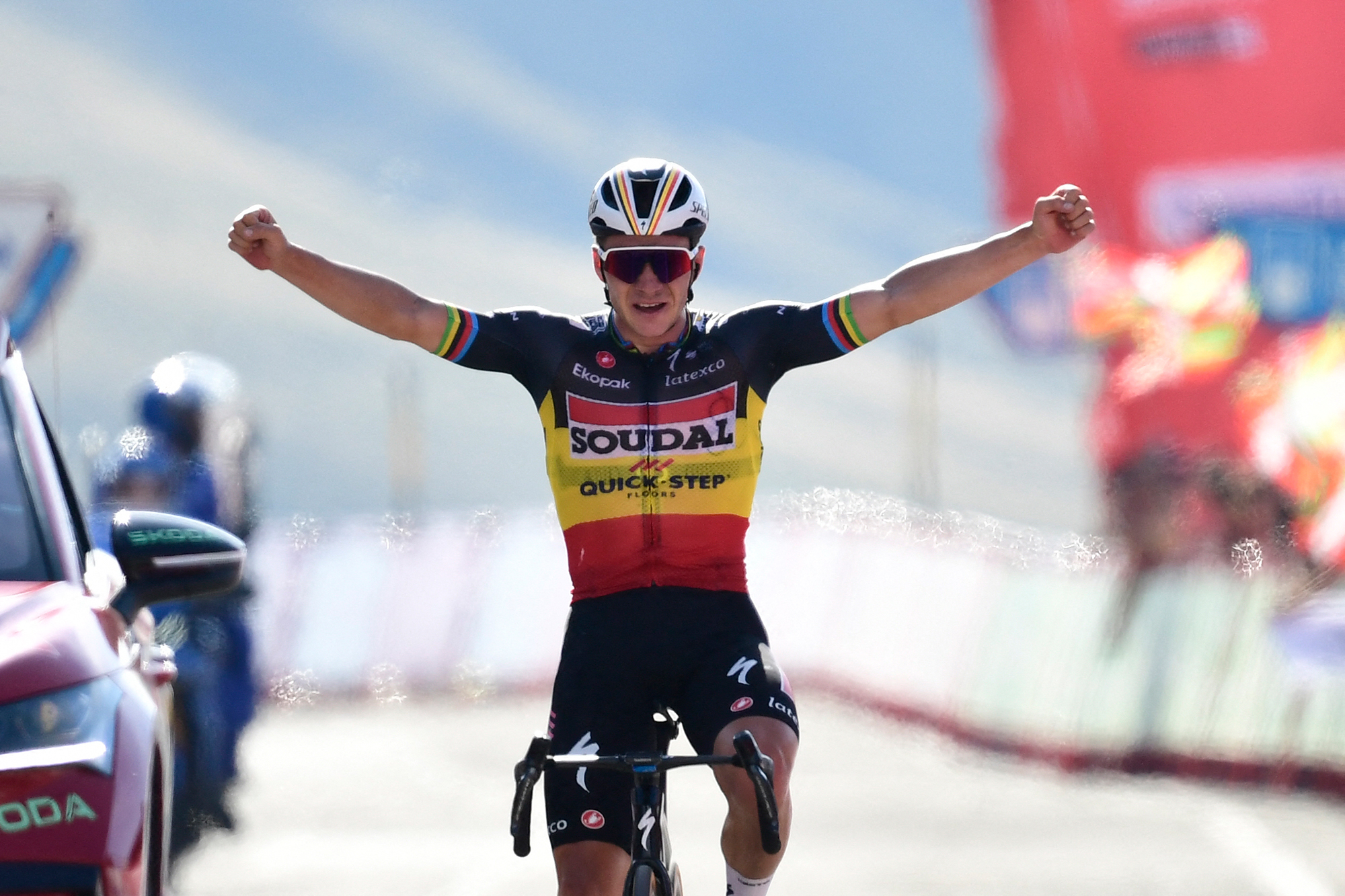 Remco Evenepoel gewinnt 14. Vuelta-Etappe