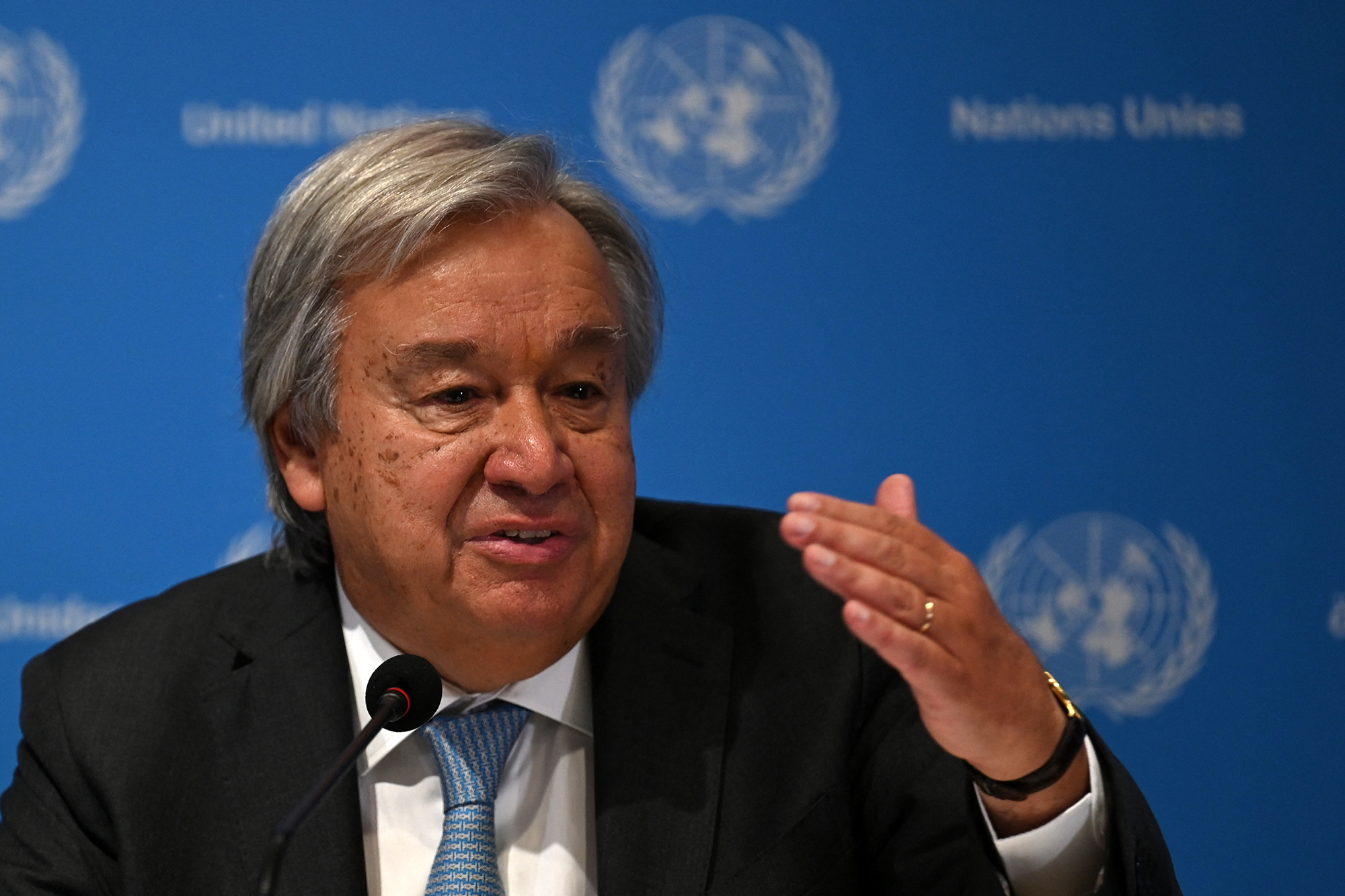 UN-Generalsekretär António Guterres in Neu-Delhi