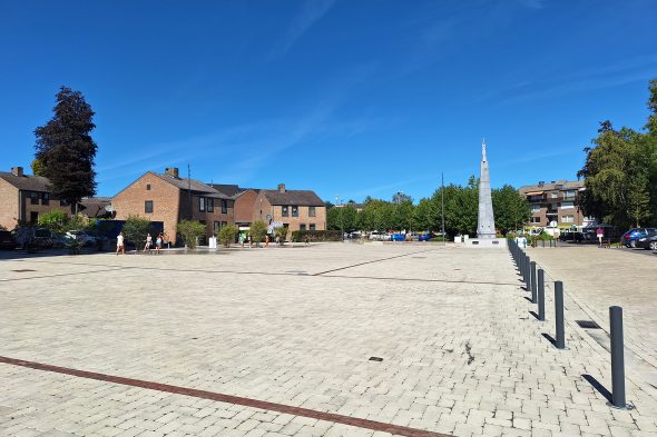 Umgestaltung des Kirchplatzes in Kelmis