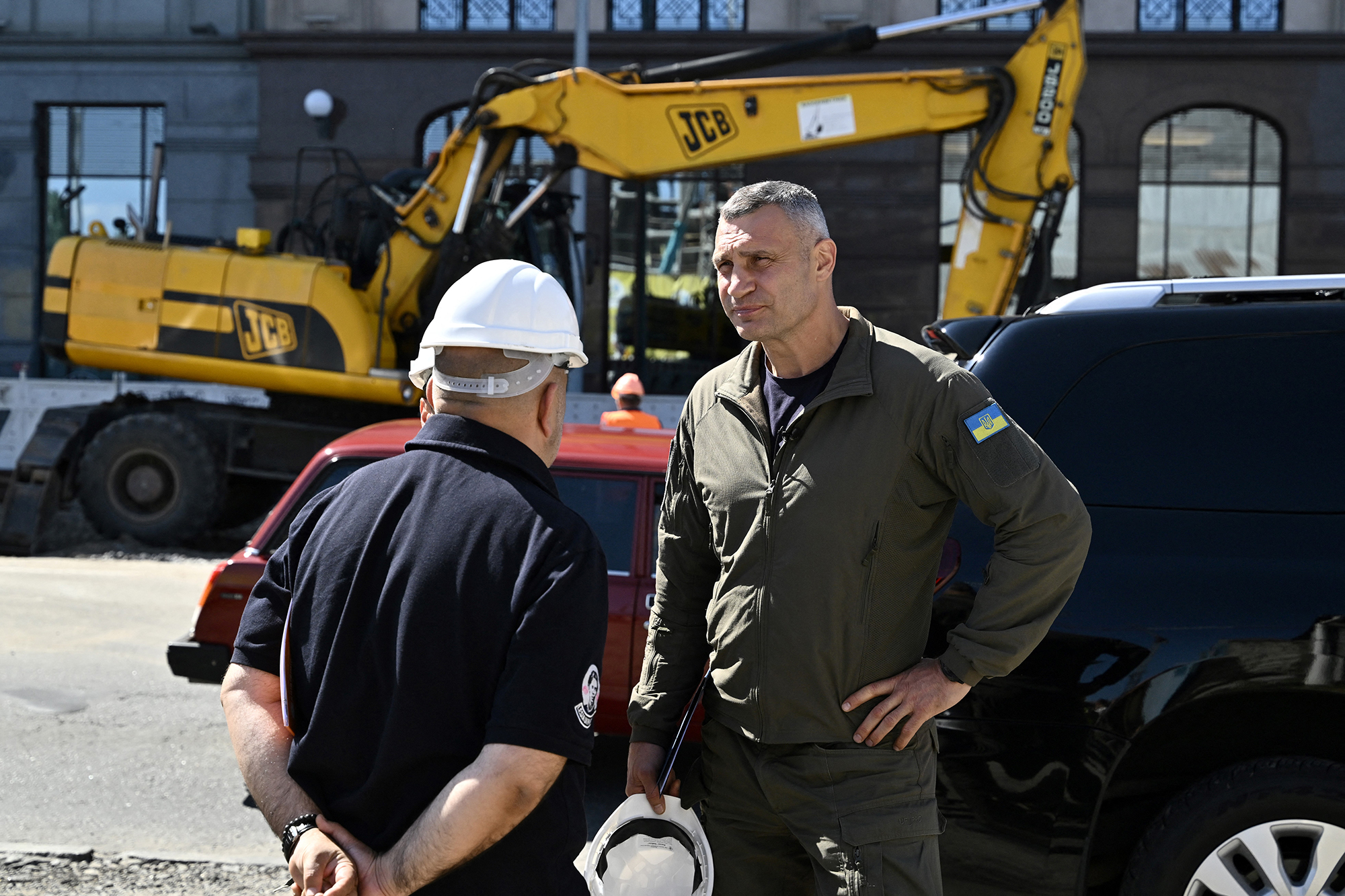 Vitali Klitschko am Dienstag in Kiew (Bild: Genya Savilov/AFP)