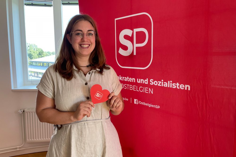 SP-Parteipräsidentin Linda Zwartbol (Bild: Raffaela Schaus/BRF)