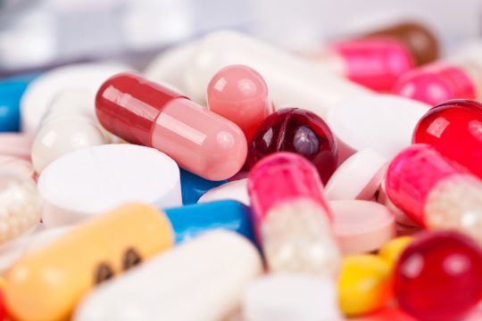 Bunte Pillen
