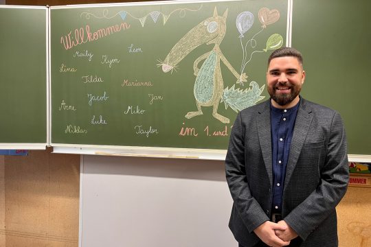 Patrick Vahlefeld, der neue Direktor der Gemeindeschulen Büllingen, Mürringen und Honsfeld (Bild: Julia Slot/BRF)