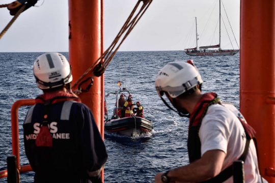 SOS Méditerranée (Bild: Louisa Gouliamaki/AFP)