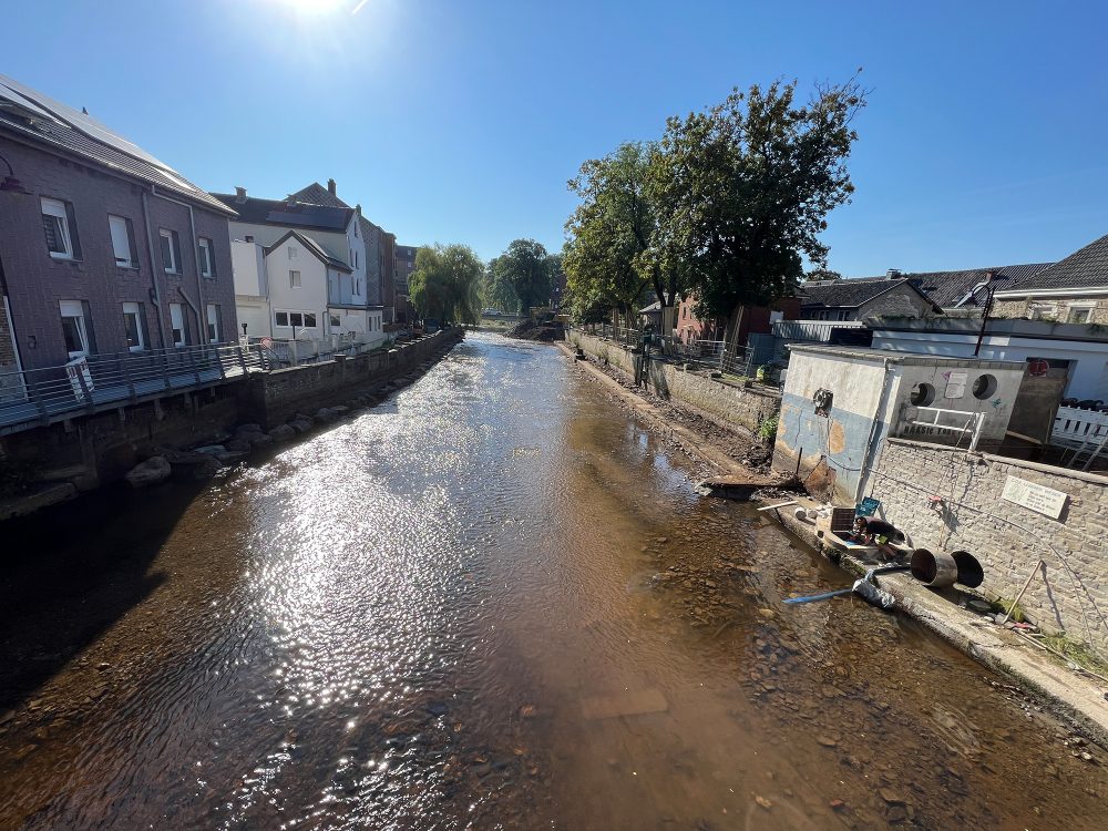 Staustufen in der Eupener Unterstadt