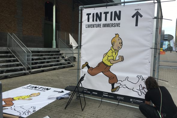 Immersive Ausstellung zu "Tim und Struppi" in Brüssel (Bild: Kay Wagner/BRF)