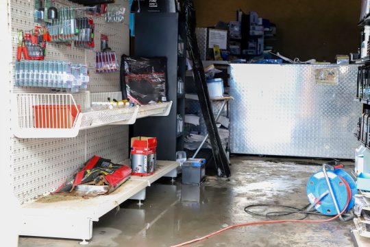 Überschwemmungen in St. Vith (Bild: Julien Claessen/BRF)