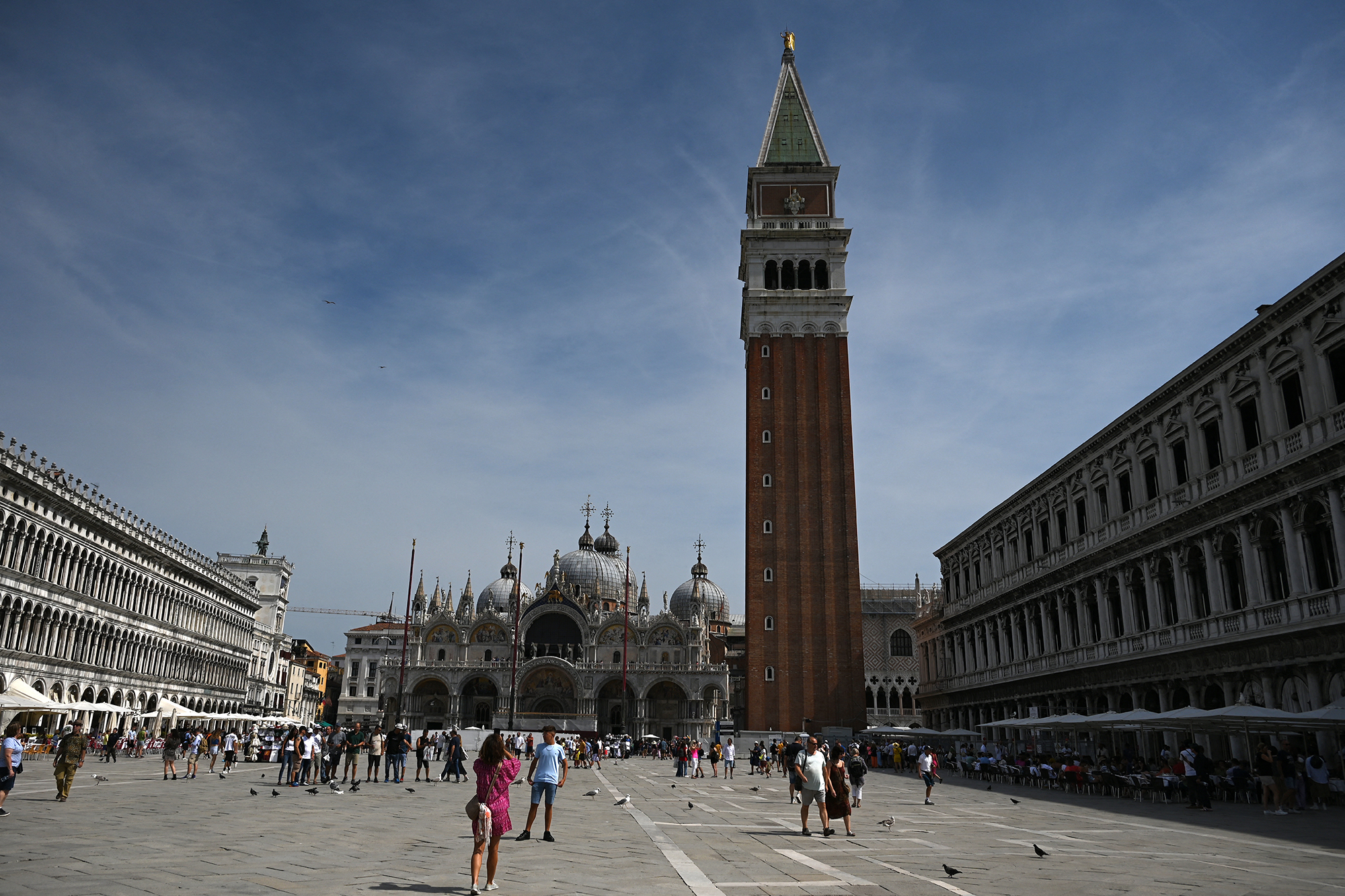 Der Markusplatz in Venedig