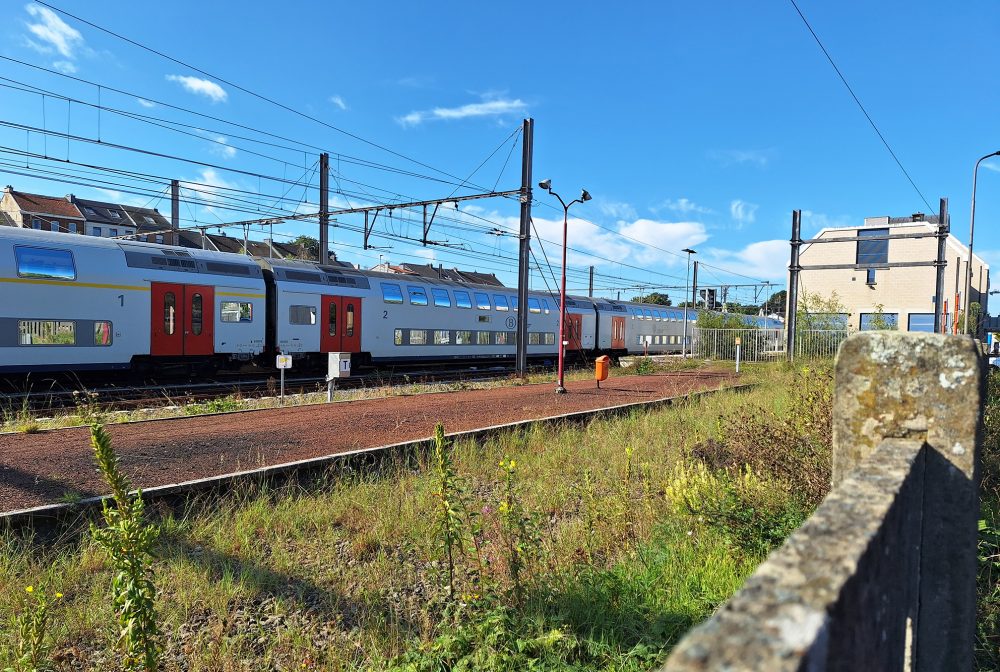 Zug der SNCB am Bahnhof Welkenraedt (Bild: Dogan Malicki/BRF)