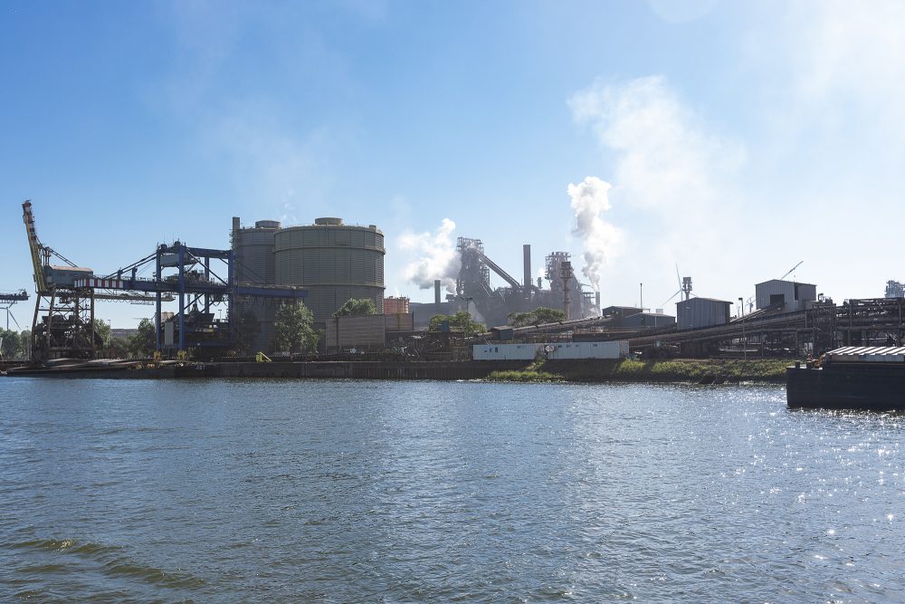 Gelände von ArcelorMittal im Hafen von Gent (Archivbild: James Arthur Gekiere/Belga)