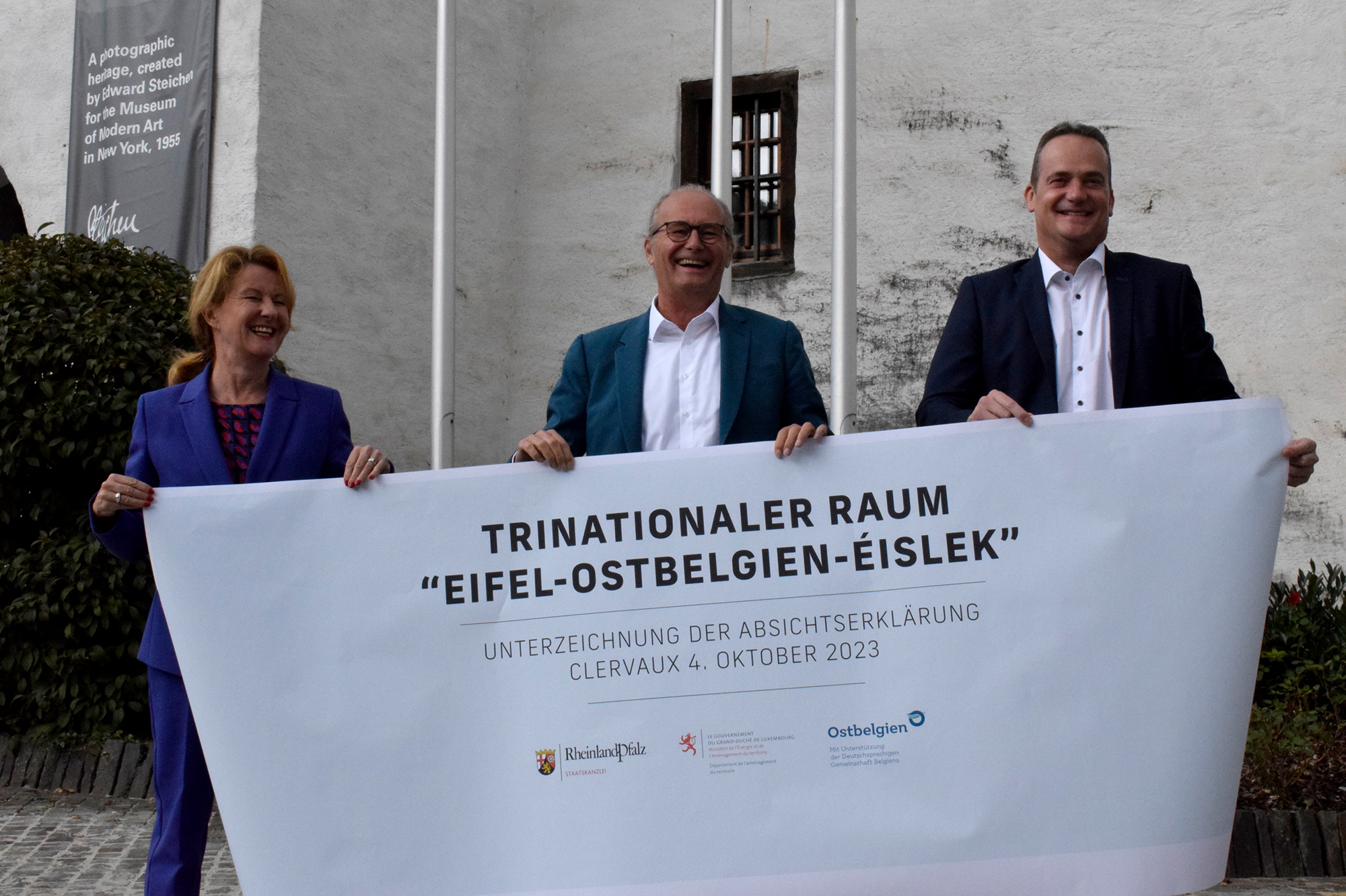 Absichtserklärung: Ostbelgien, Ösling und die deutsche Eifel wollen enger zusammenarbeiten (Bild: Stephan Pesch/BRF)