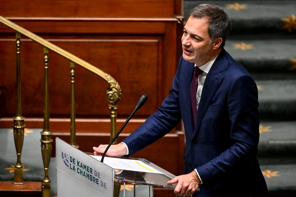 Alexander De Croo in der Kammer