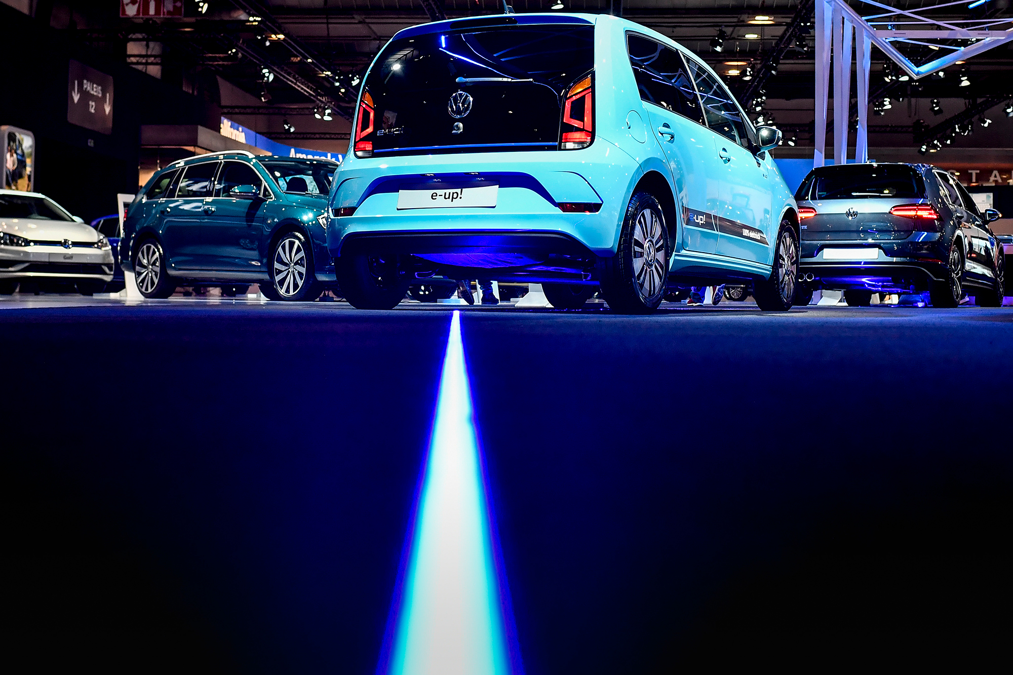 Der E-Up beim Autosalon in Brüssel 2018 (Bild: Dirk Waem/Belga)