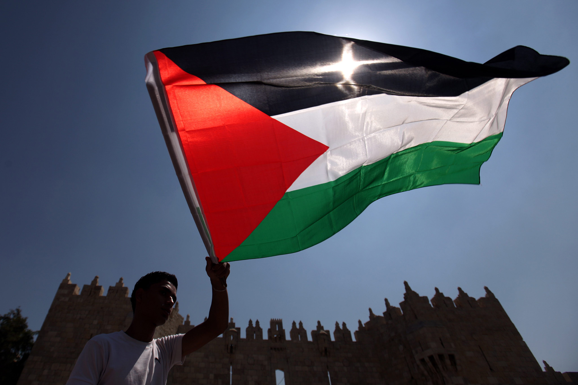 Palästinensische Flagge (Illustrationsbild: Abir Sultan/EPA)