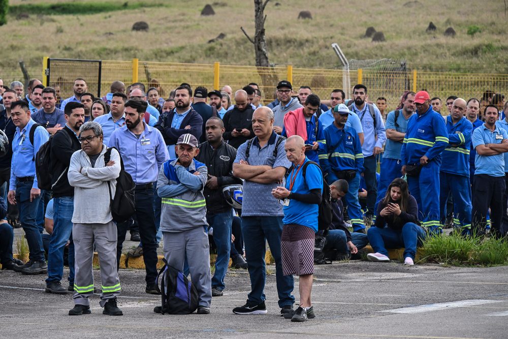 Streik in der General-Motors-Fabrik in Sao Paulo (Bild: Nelson Almeida/AFP)