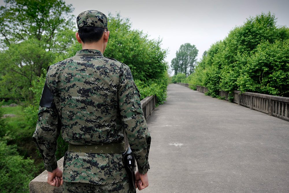 Soldat an der koreanischen Grenze (Archivbild: Dirk Waem/Belga)