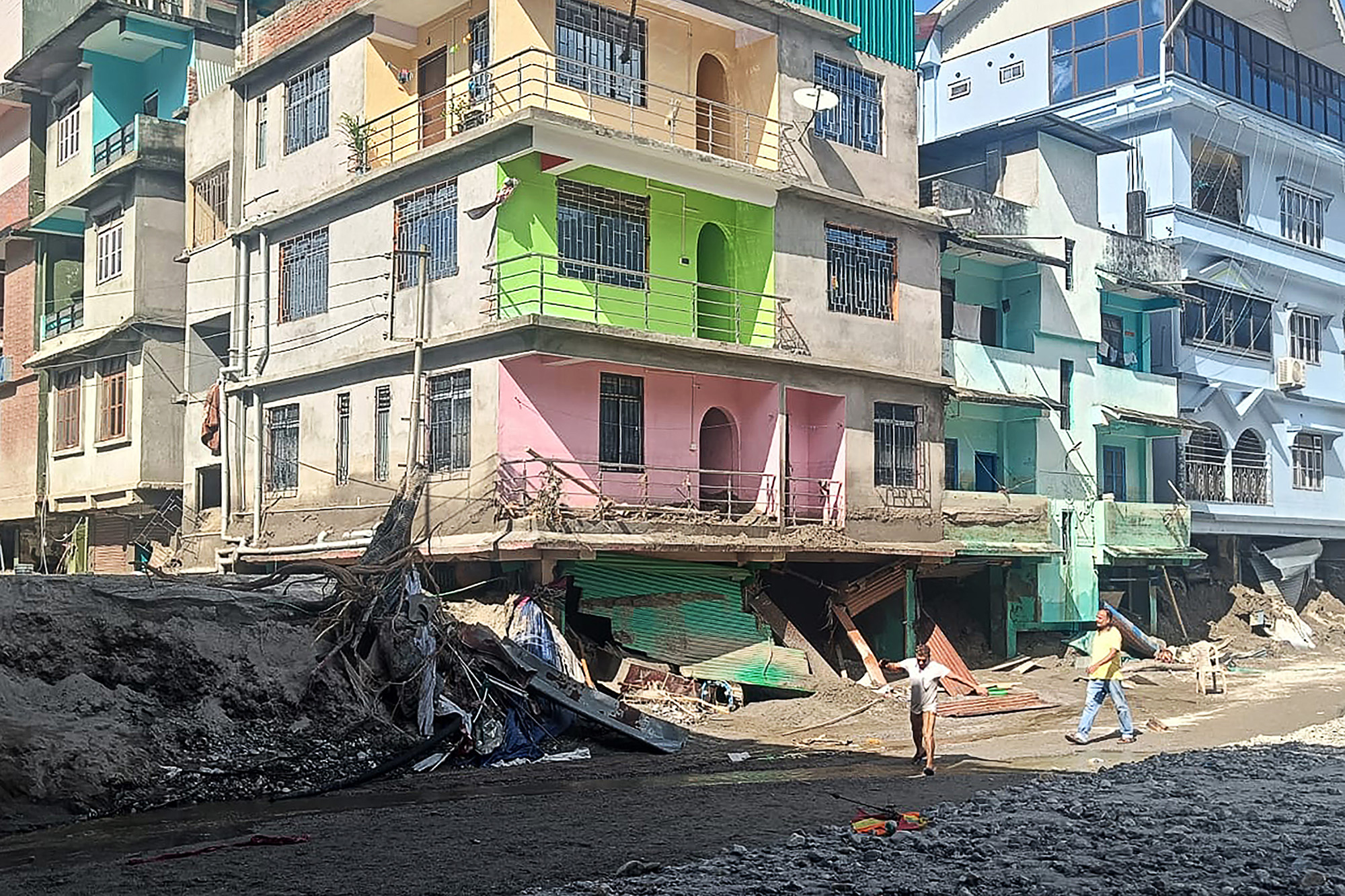 Rangpo nach der Sturzflut (Bild: Sanjay Agarwal/AFP)