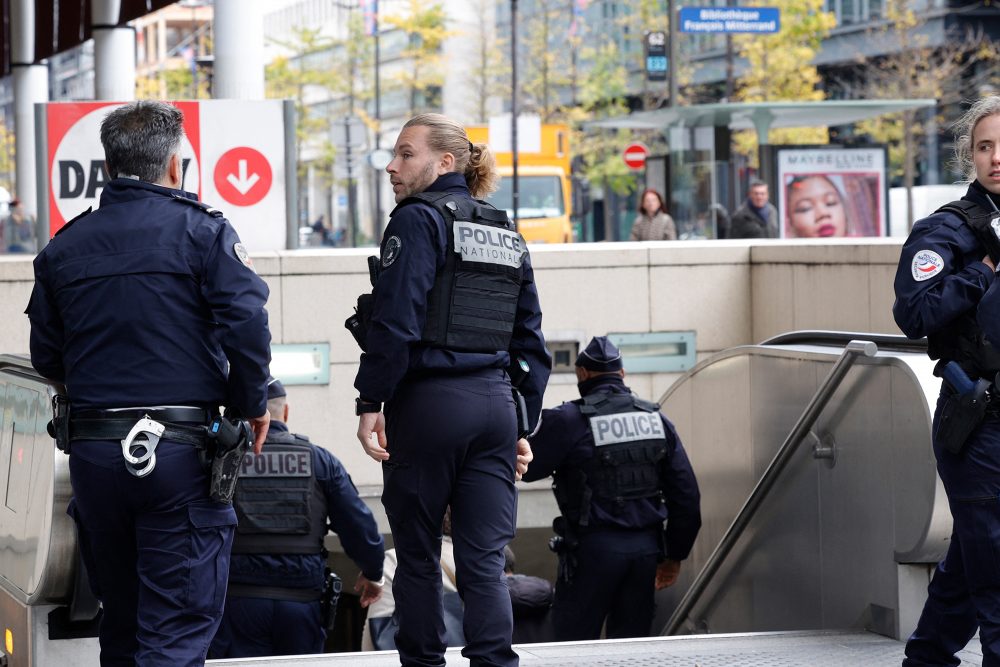 Der Vorfall ereignete sich an der RER-Station "Bibliothèque" in Paris (Bild: Geoffroy Van Der Hasselt/AFP)