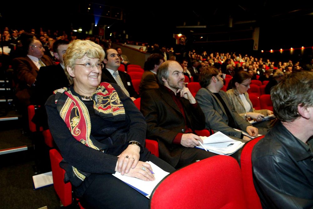 Jeannine Leduc, hier beim Parteitag der liberalen Flamen im Februar 2004 (Archivbild: Etienne Ansotte/Belga)