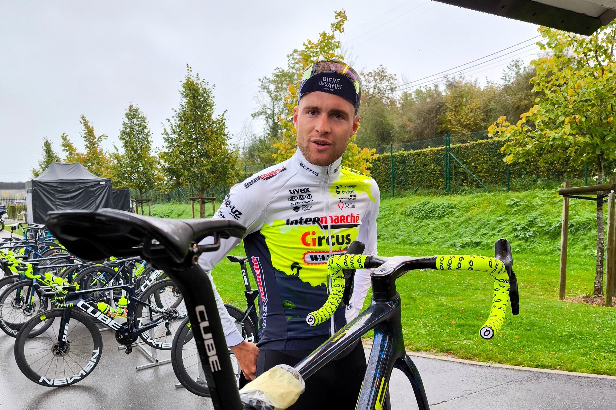 Laurenz Rex beim "Fan Day" von Intermarché-Circus-Wanty (Bild: Christophe Ramjoie/BRF)