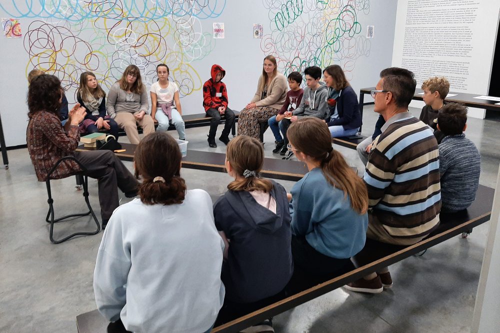 "Les mercredis du français" in Eupen (Bild: Michaela Brück/BRF)