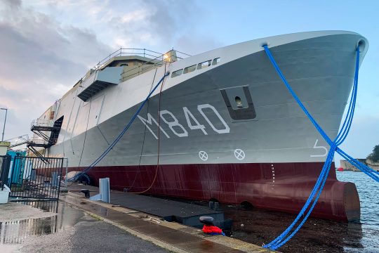 Minensuchboot (Illustrationsbild: Mathieu Rabechault/AFP)