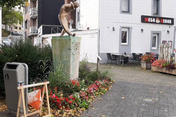 Orientierungslauf durch die Stadt Eupen (Bild: Manuel Zimmermann/BRF)