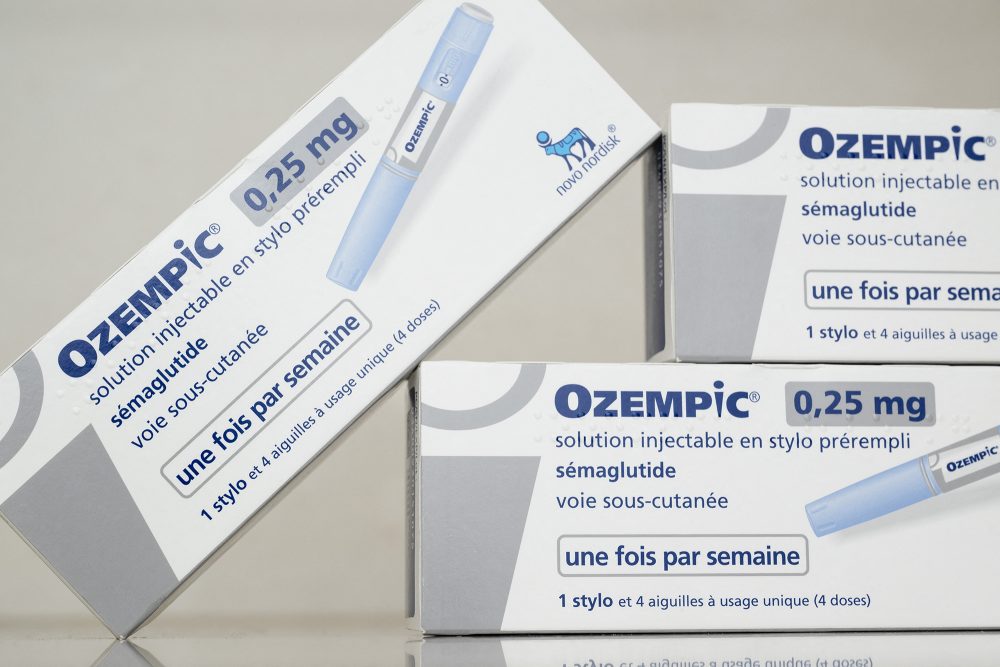 Ozempicin einer französischen Apotheke (Bild: Sebastien Bozon/AFP)