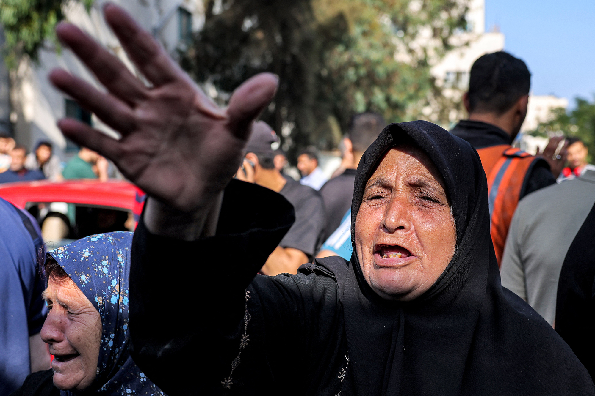 Palästinenserin im Gazastreifen (Bild: Mohammed Abed/AFP)