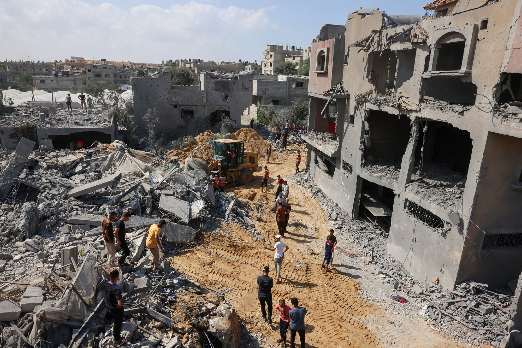 Rafah im Gazastreifen am Donnerstag (Bild: Said Khatib/AFP)