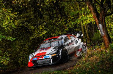 Kalle Rovanperä/Jonne Halttunen beenden Tag zwei der Rallye Zentraleuropa an der Spitze (Bild: Toyota Gazoo Racing WRT)