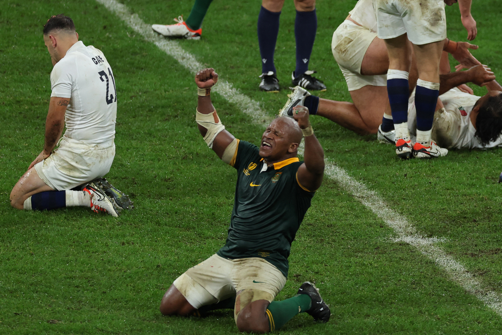 Südafrika erneut im Finale der Rugby-WM (Bild: Thomas Samson/AFP)
