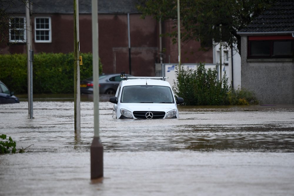 Brechin an der schottischen Ostküste am Freitag (Bild: Andy Buchanan/AFP)