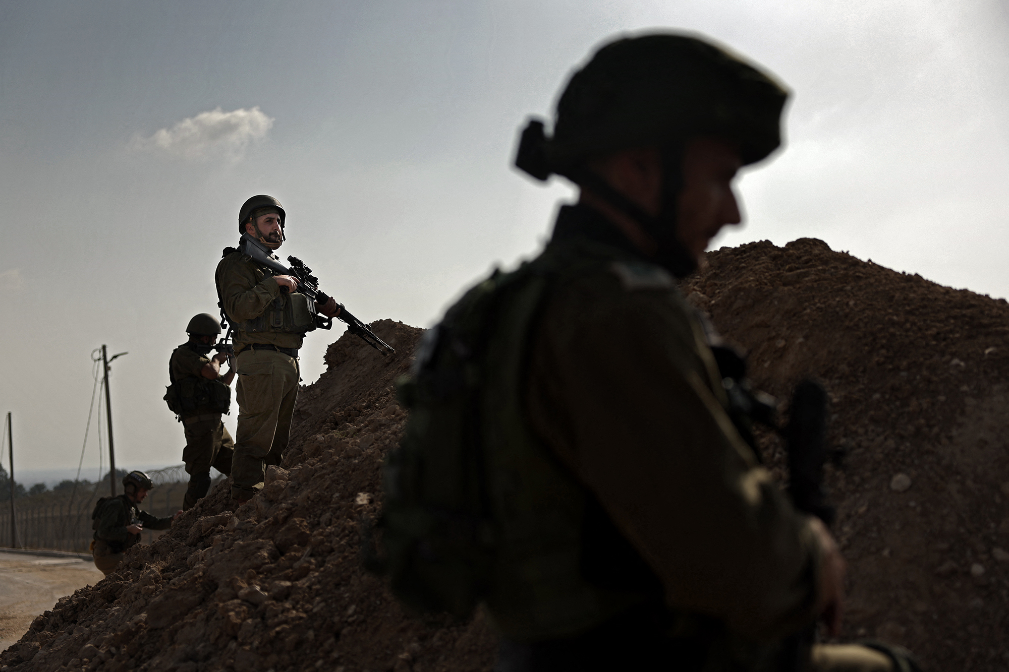 Israelische Soldaten an der Grenze zum Gazastreifen (Bild: Thomas Coex/AFP)