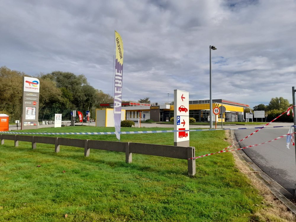 Total-Tankstelle in Eynatten (Bild: Thierry Cornely/BRF)