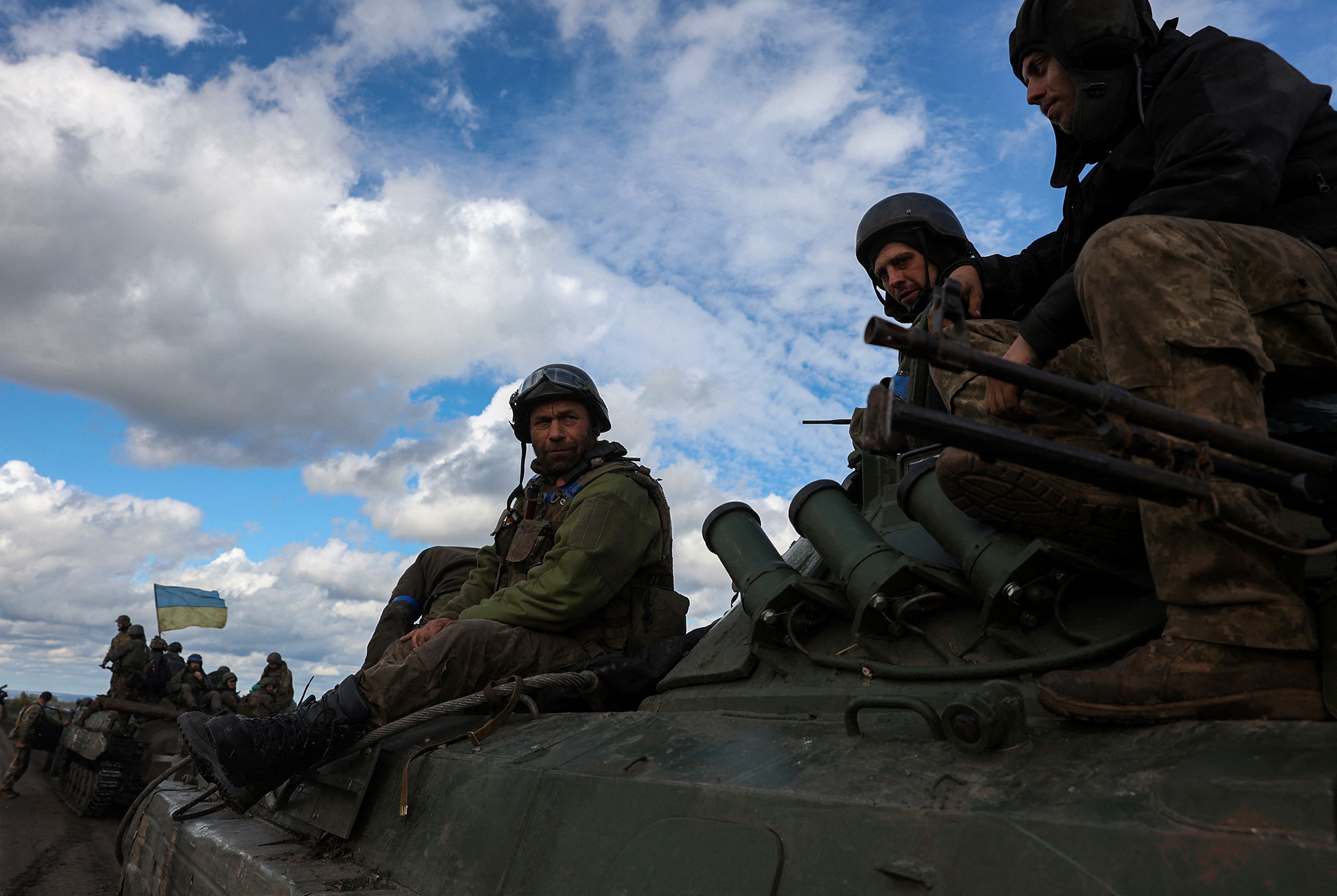 Ukrainische Soldaten nahe Lyman in der Region Donezk (Archivbild: Anatolii Stepanov/AFP)